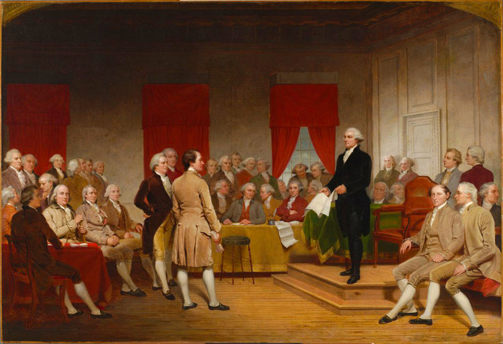 George Washington at the Constitutional Convention.